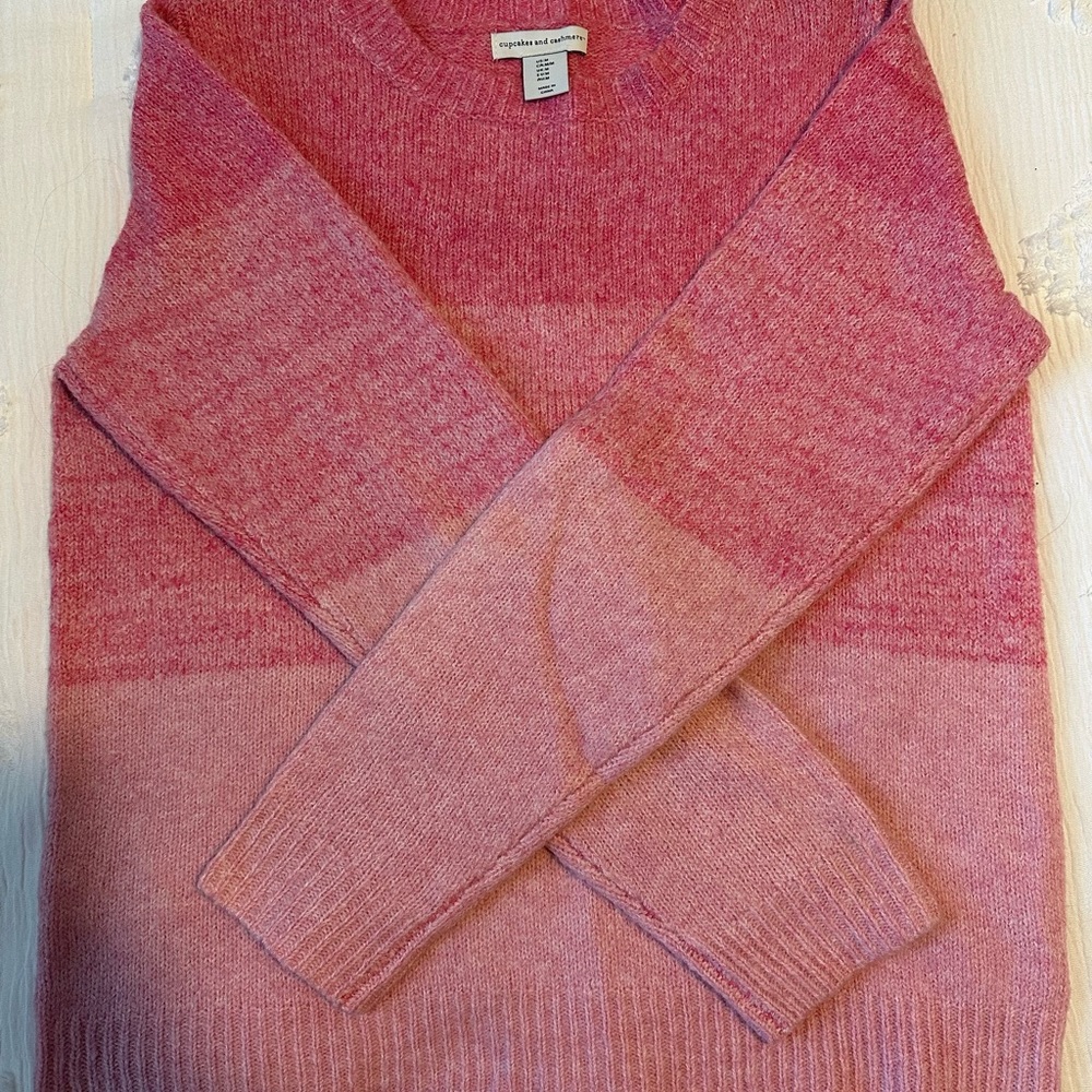 Pink Tri-Color Sweater - Picture 4 of 5